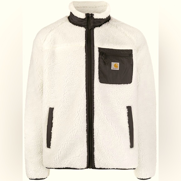 Carhartt Fleece WIP Sherpa full zip white - Picture 1 of 1